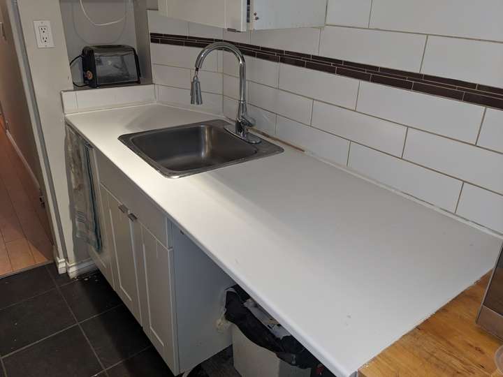Replaced countertop for a better cooking experience