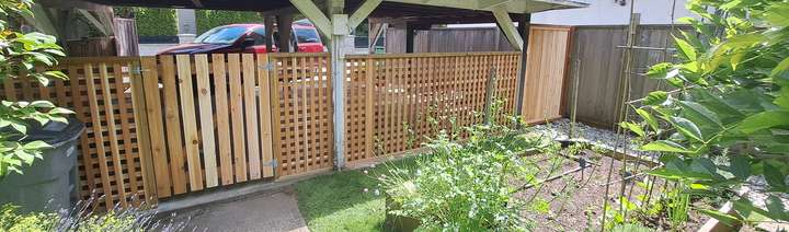 Fence and lattice replacement by Hennessey Handyman