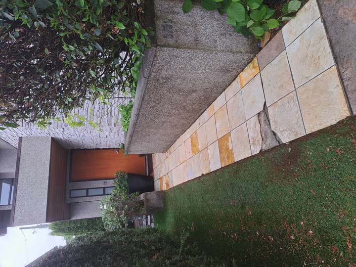 Pressure washed path leading to front door 