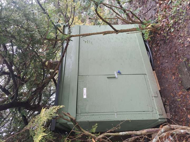 Wooden storage shed built in Victoria